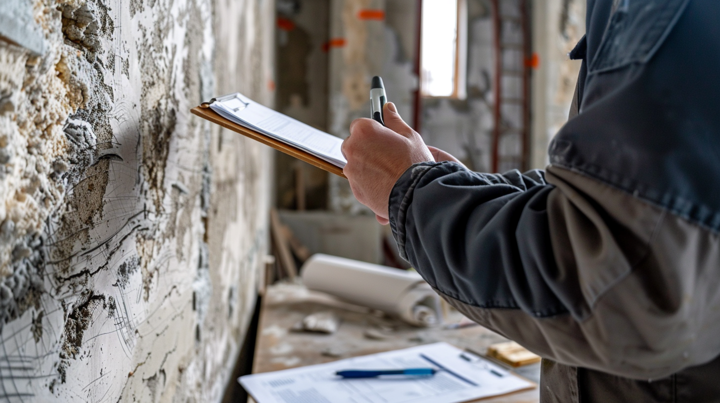 Professionel 1-års gennemgang - byggerådgiver dokumenterer revner og mangler i nybyggeri